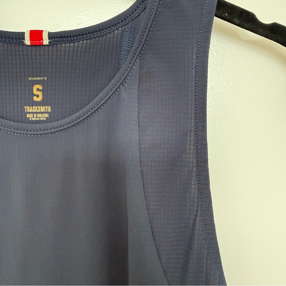 New - Tracksmith Strata Tank in Navy, Size S - Picture 7 of 7